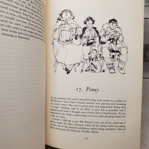 James Herriot's Dog Stories By James Herriot - First US Edition HC/DJ 1986 - Picture 7 of 7